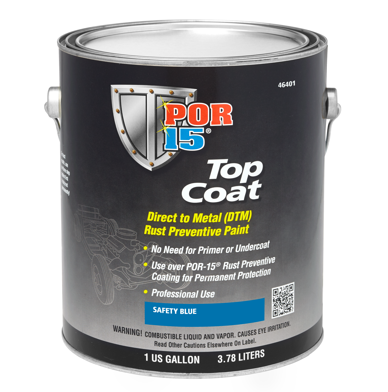 Safety Blue Top Coat Gallon