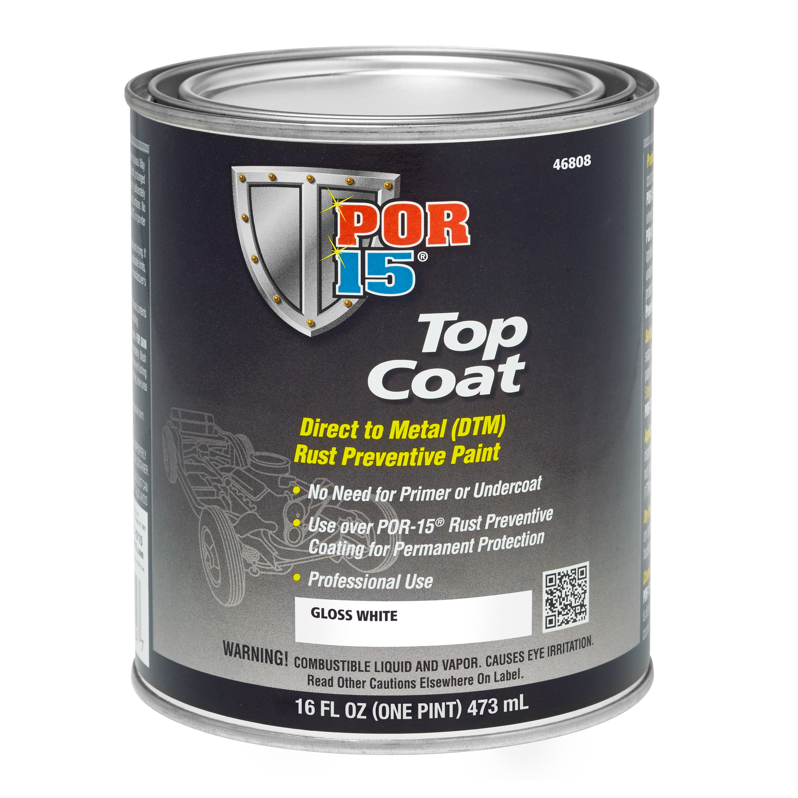 Gloss White Top Coat Pint