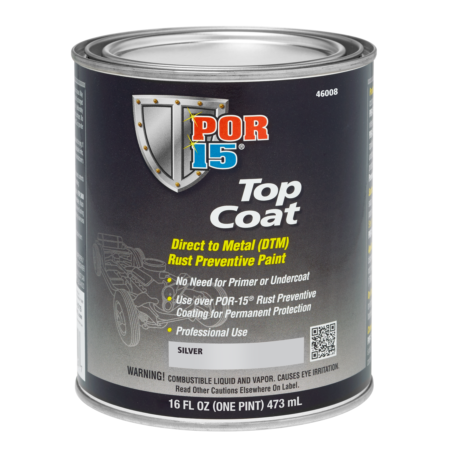 Silver Top Coat Pint