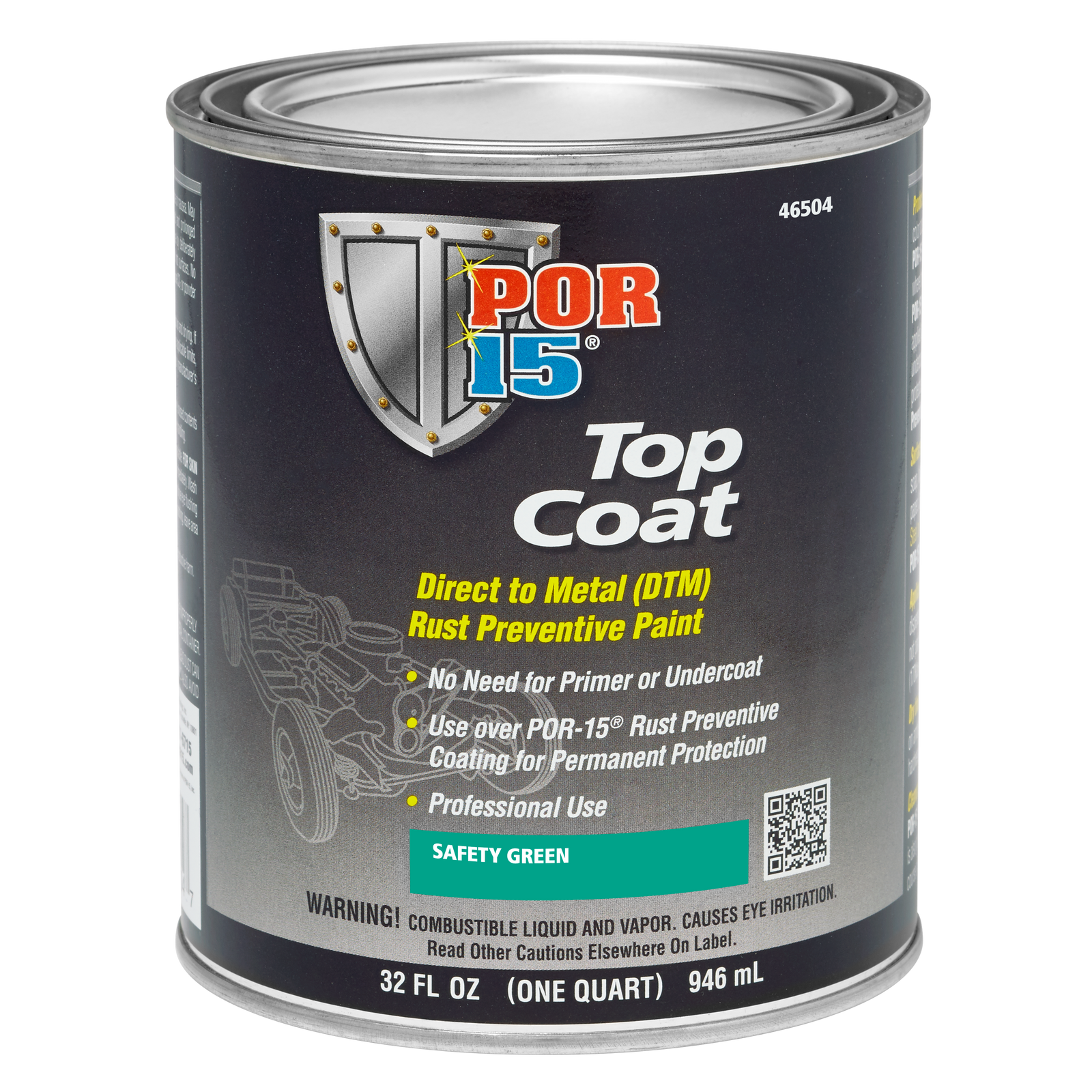 Safety Green Top Coat Quart