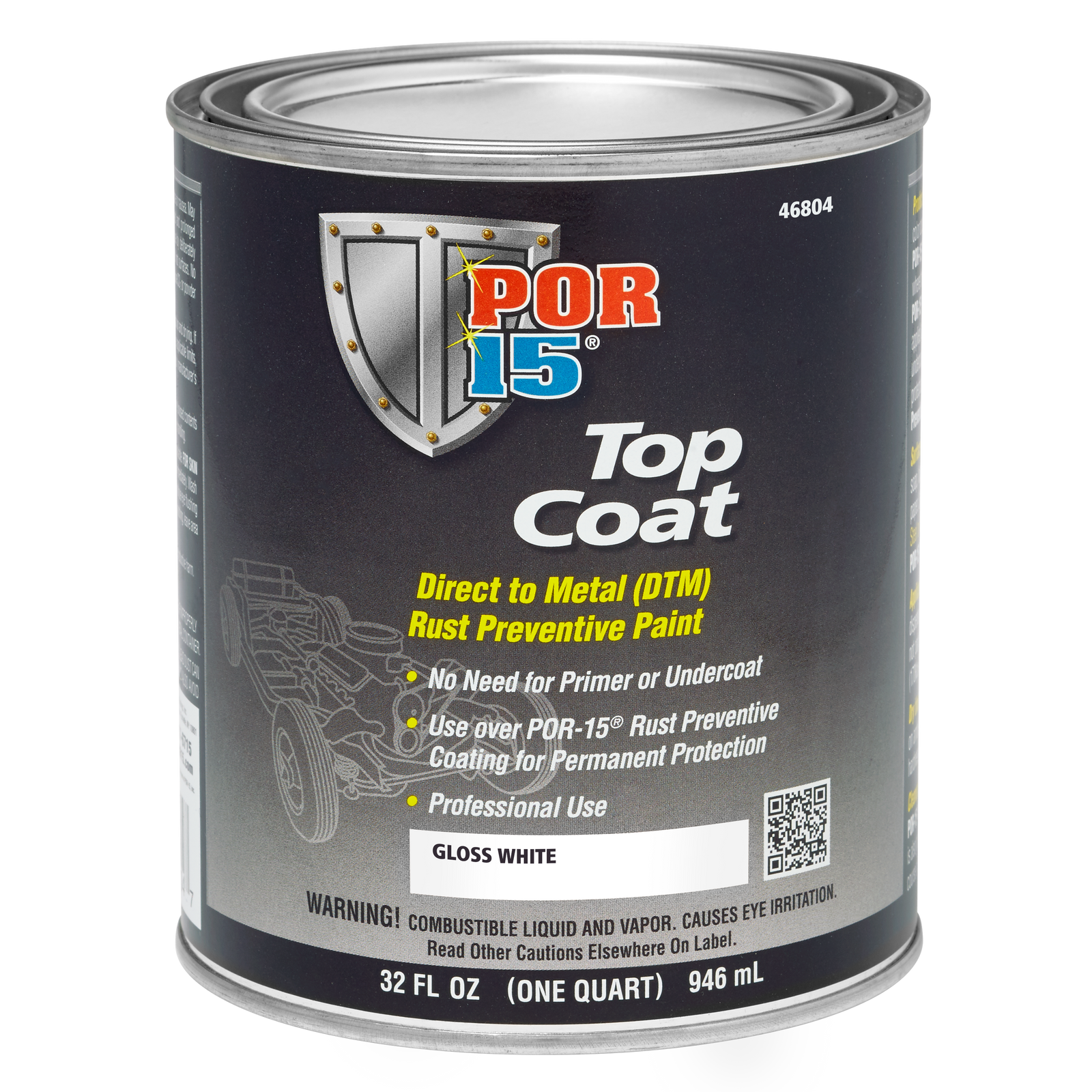 Gloss White Top Coat Quart