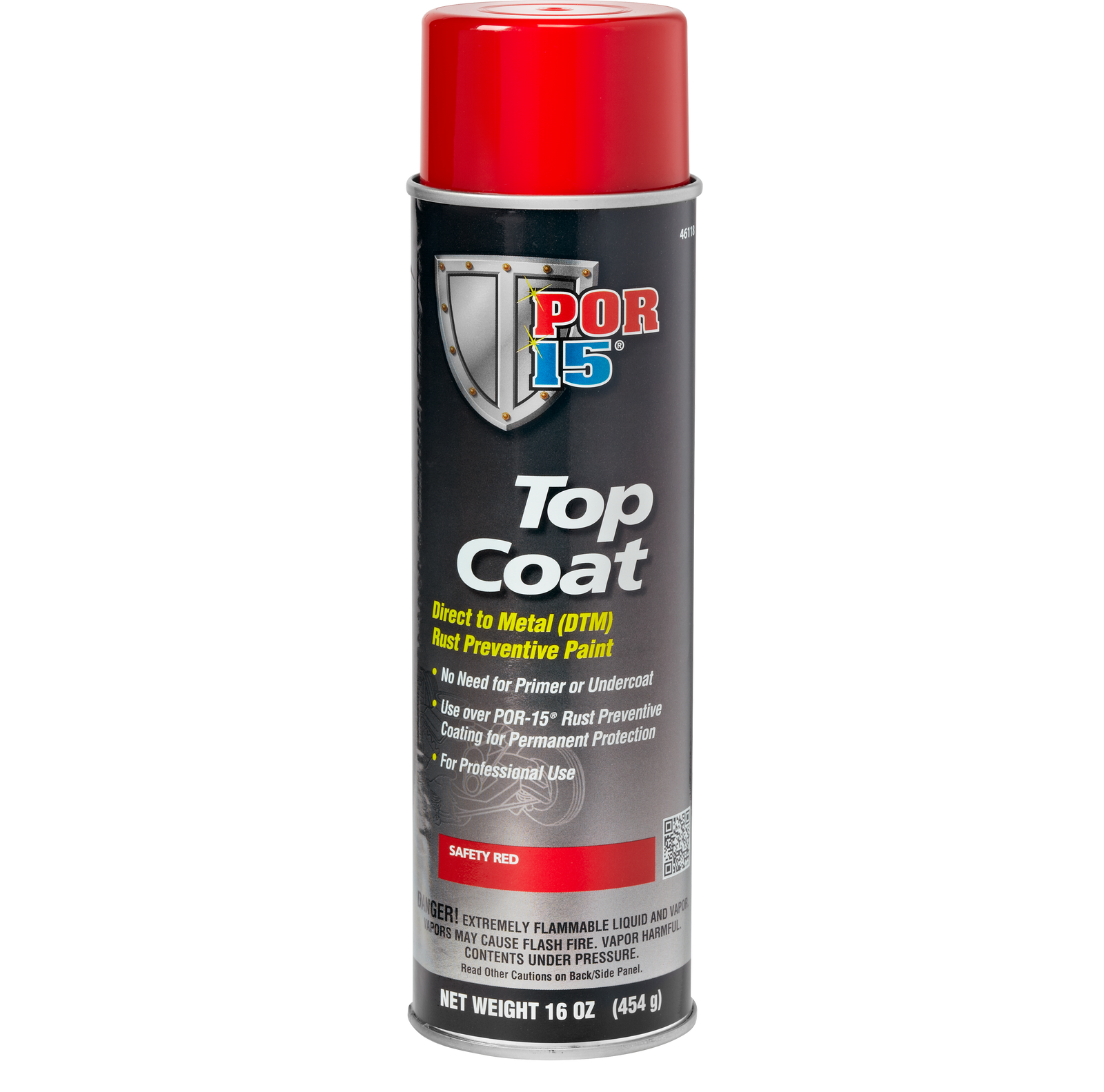 Safety Red Top Coat Aerosol