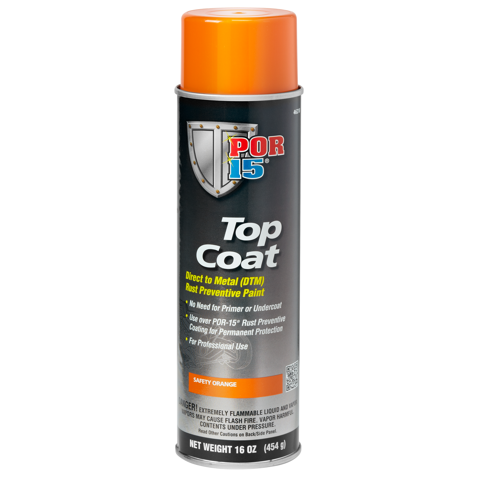 Safety Orange Top Coat Aerosol