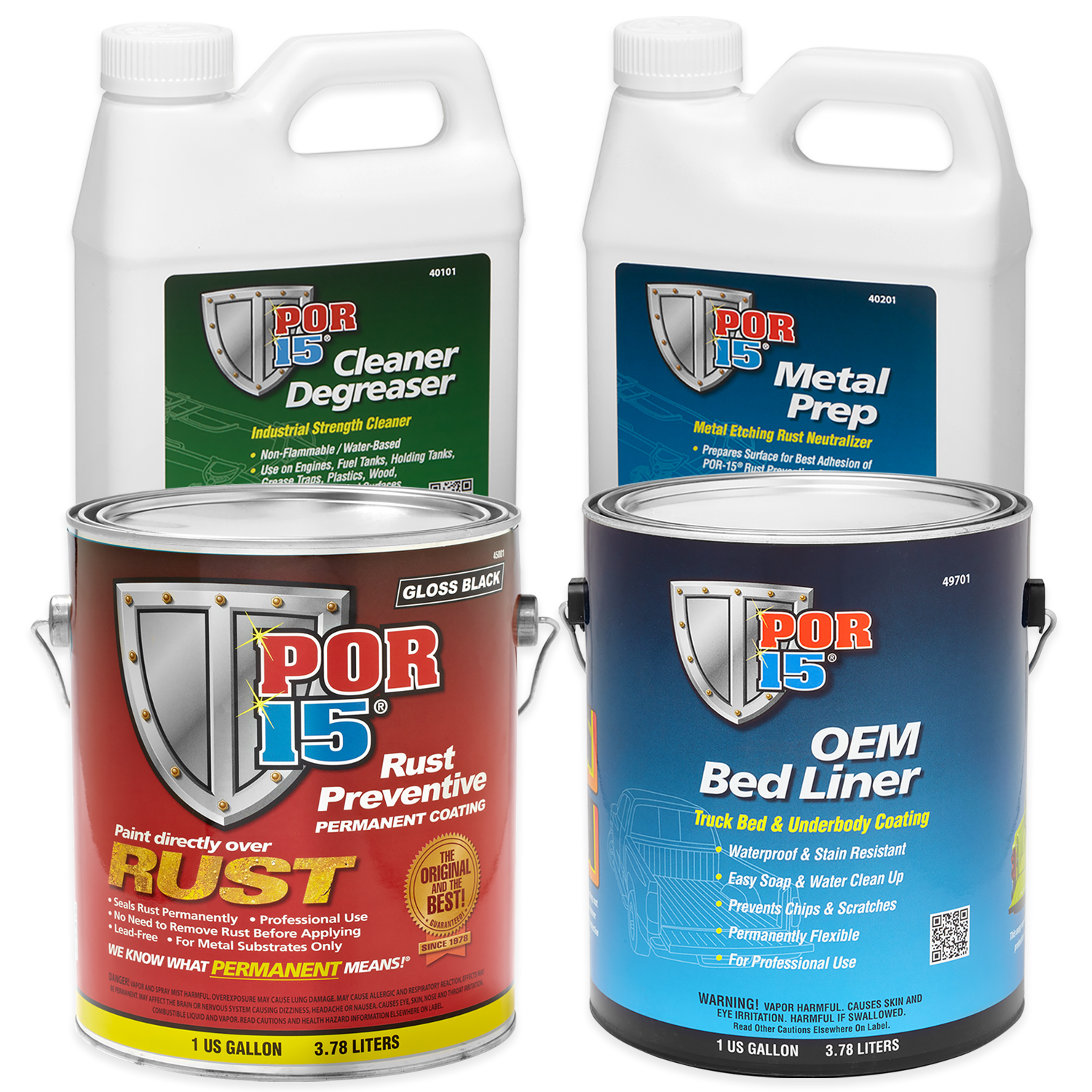 Metal Truck Bed Liner Bundle - Gallon