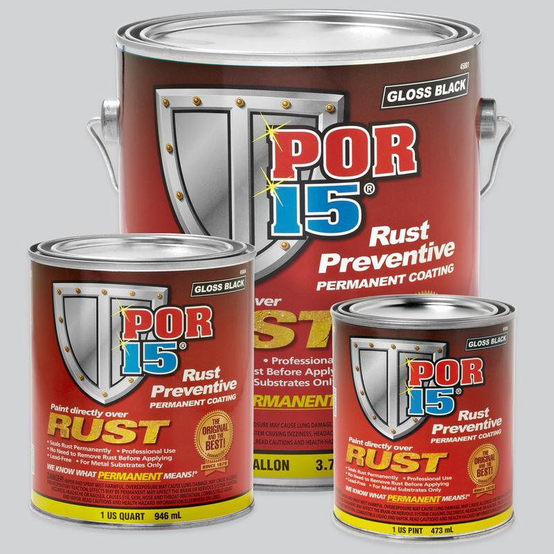 Pretech Stop Rust Stop Rust Kit | 3-Step Rust Prevention System | POR-15