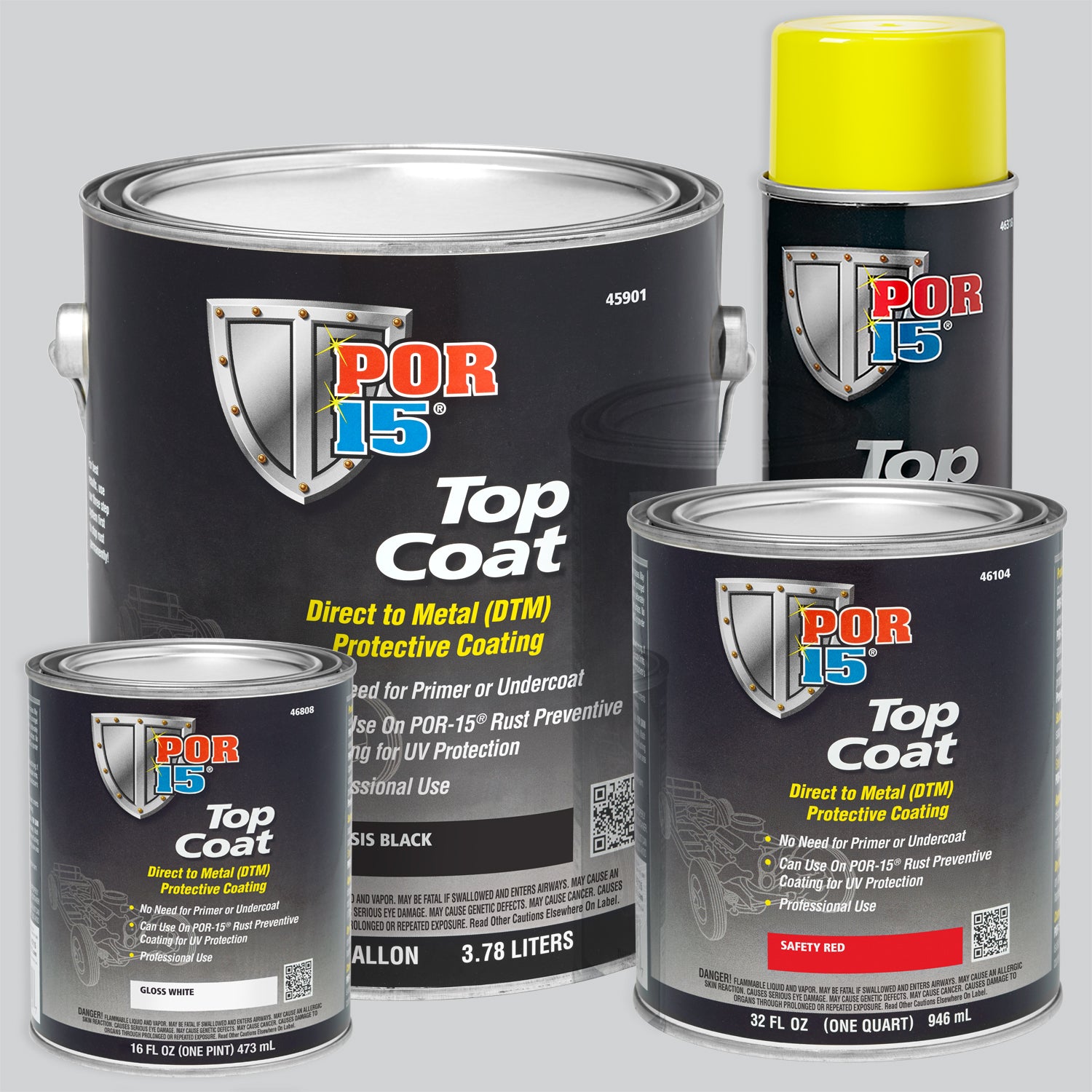 POR-15 Top Coat DTM Paint Protective Coating