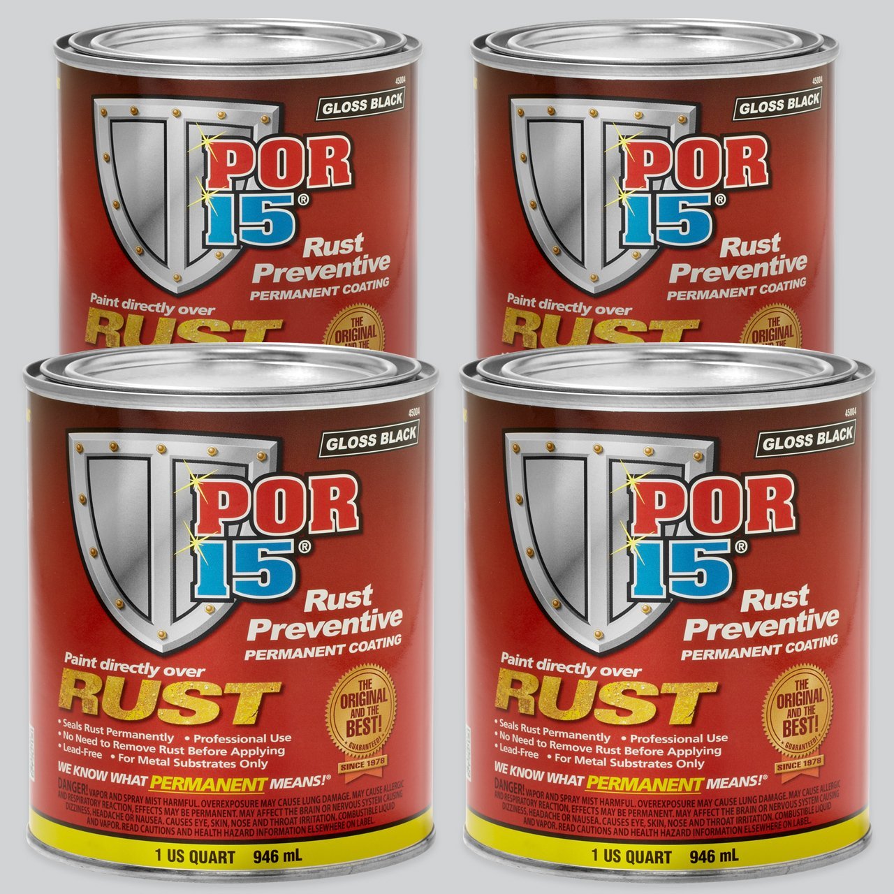 POR-15® Rust Preventive Paint - Semi-Gloss Black, Gal - TP Tools