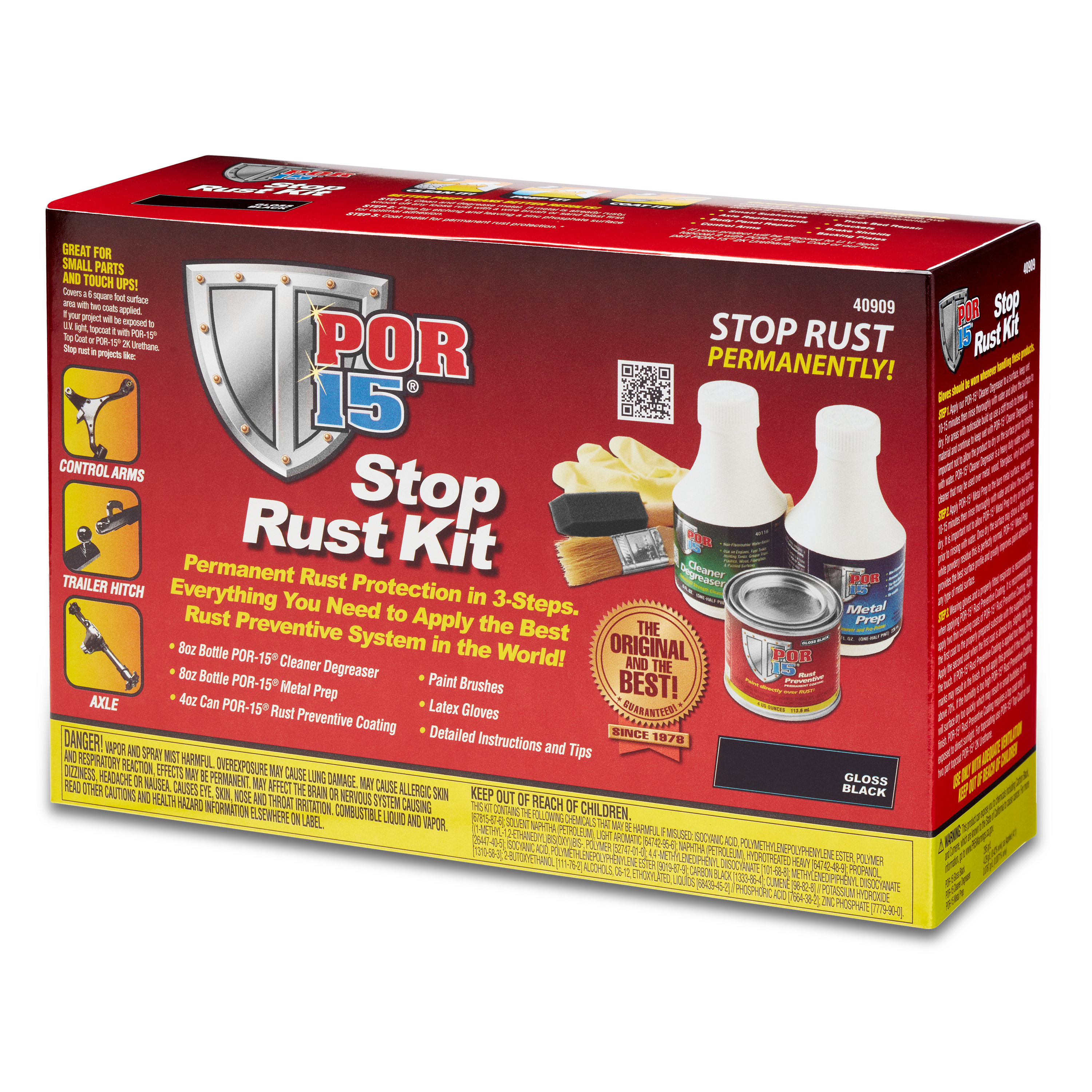 Pretech Stop Rust Stop Rust Kit | Automotive Rust Prevention System | POR-15