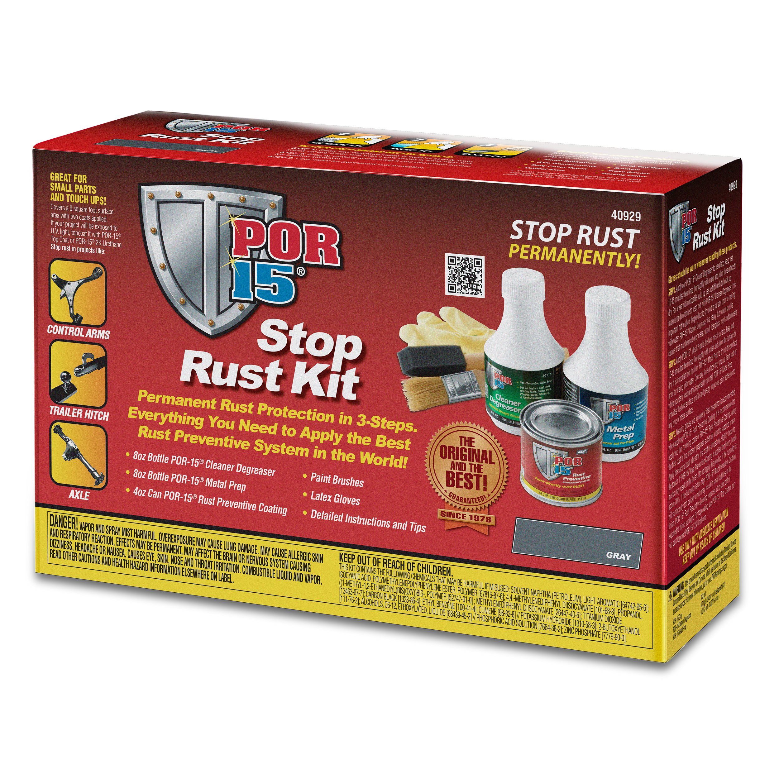 Stop Rust Kit | Automotive Rust Prevention System | POR-15