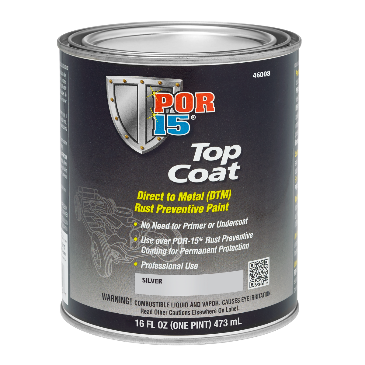 Silver Top Coat Pint