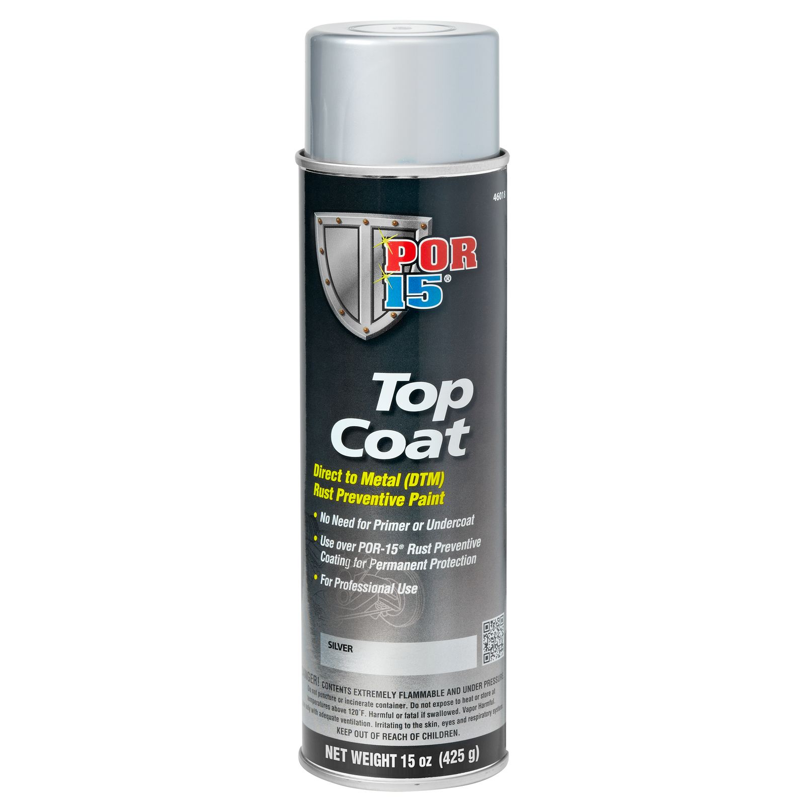 Silver Top Coat Aerosol