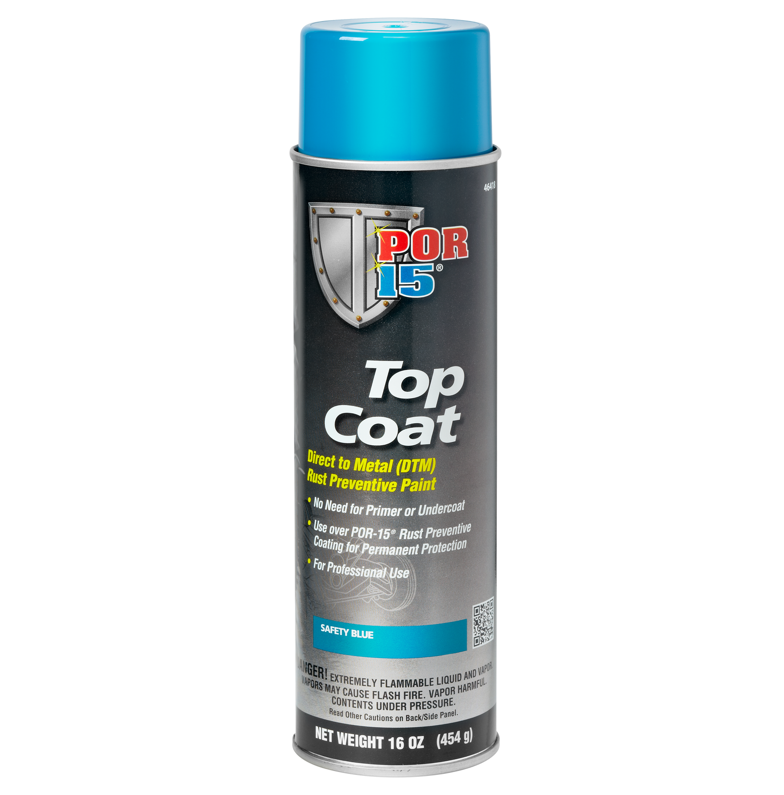 Safety Blue Top Coat Aerosol