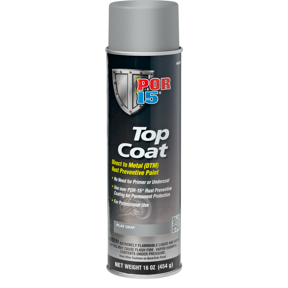 Flat Gray Top Coat Aerosol