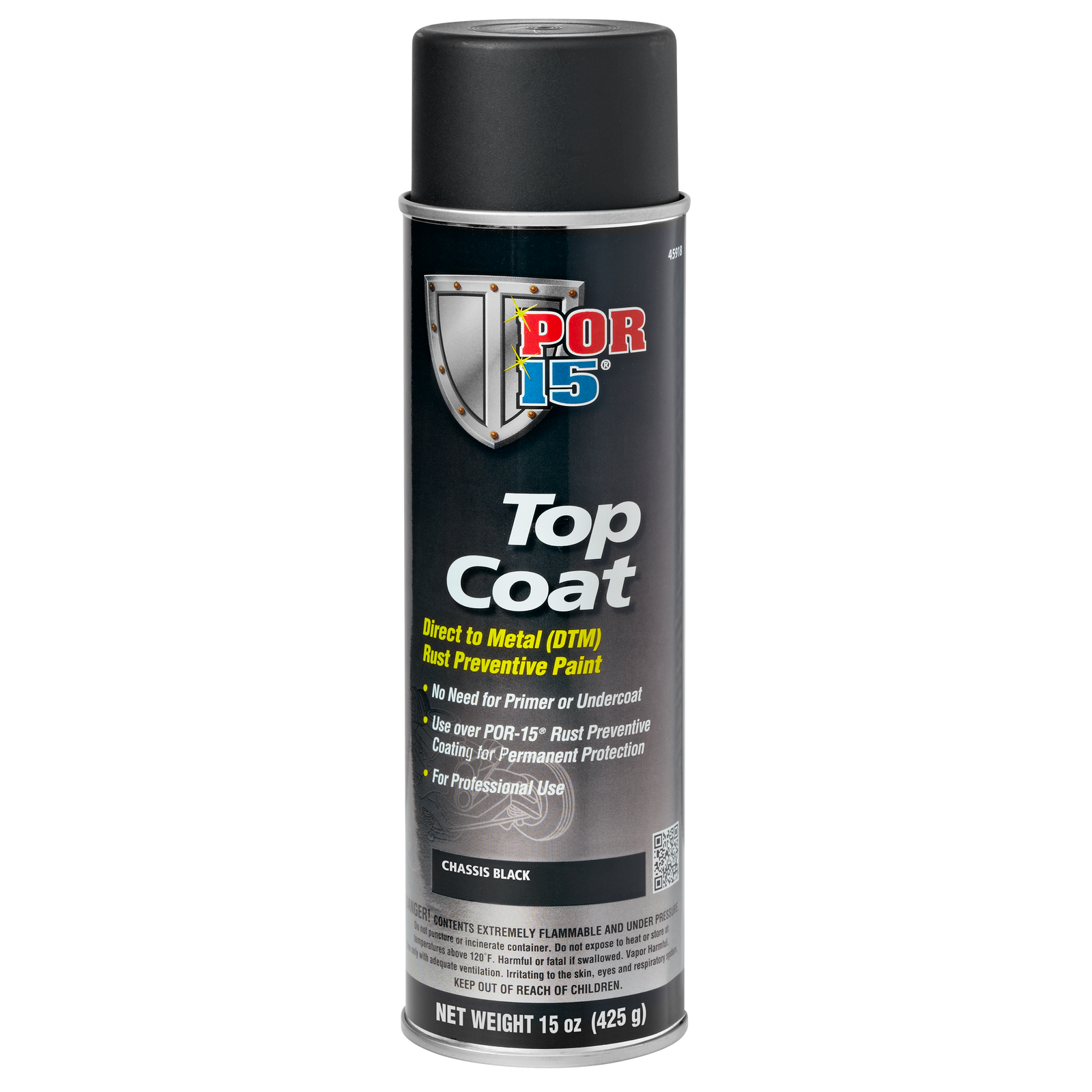 Chassis Black Top Coat Aerosol