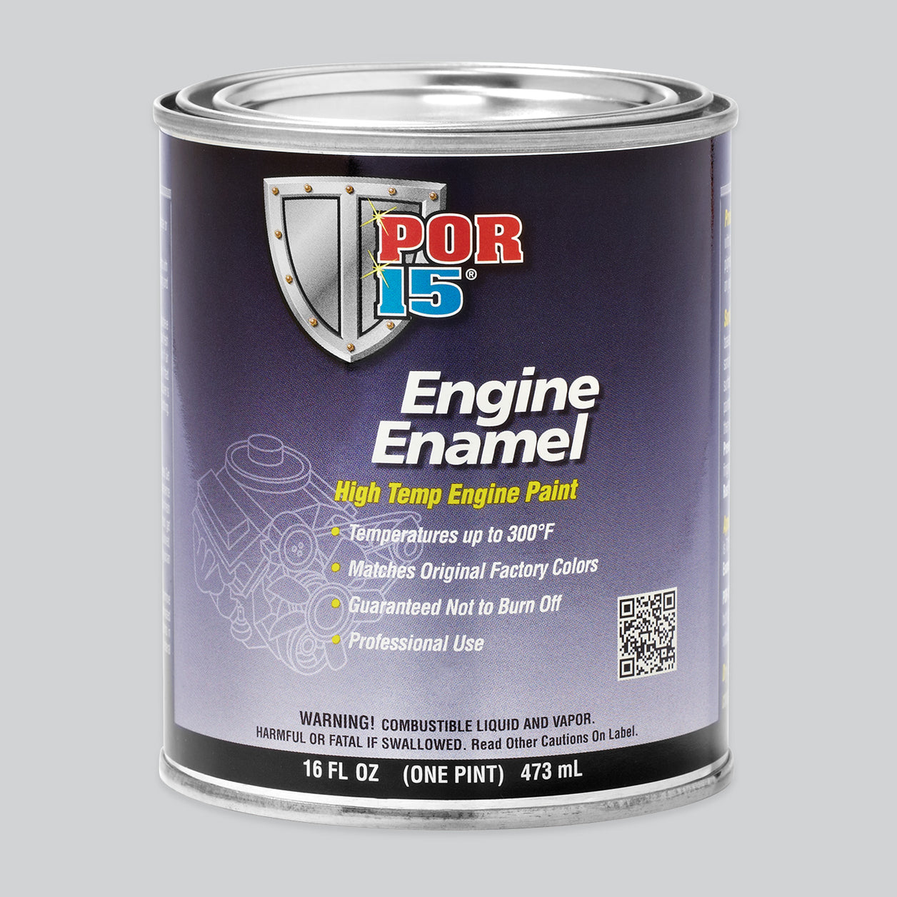 POR-15 Rust Preventive Coating, Stop Rust and Corrosion Permanently,  Anti-rust, Non-porous Protective Barrier, 32 Fluid Ounces, Gray