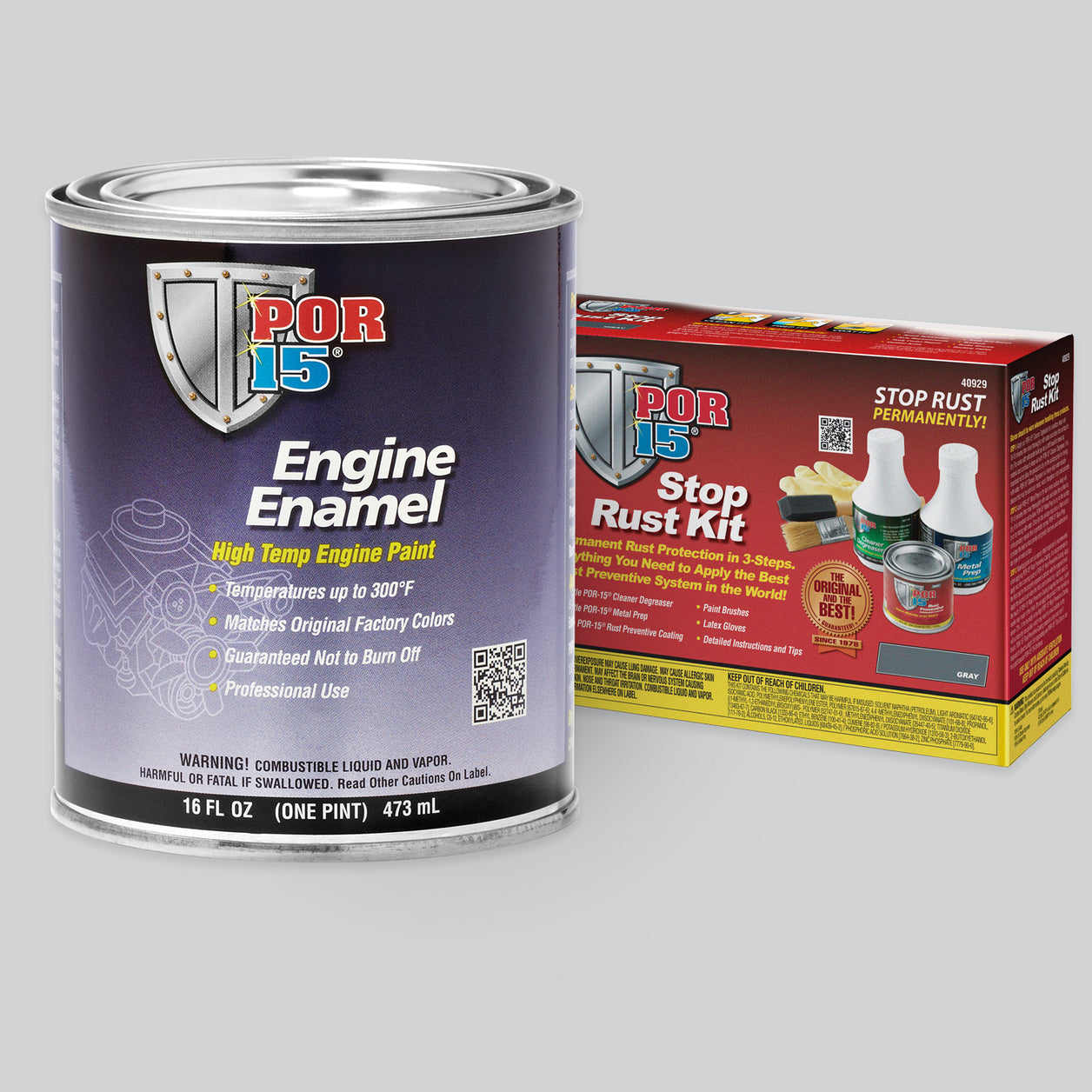 POR-15 High Temperature Paint, High Heat Resistant Paint, Weather and  Moisture Resistant, 8 Fluid Ounces, Aluminum