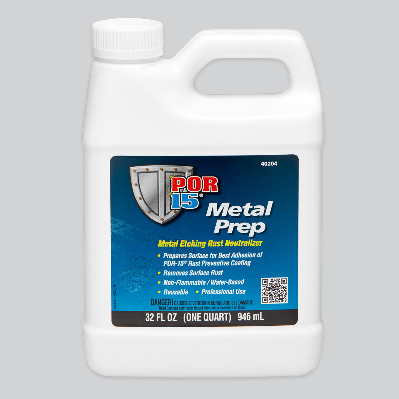POR-15 Rust Preventive Paint, Stop Rust and Corrosion Permanently,  Anti-rust, Non-porous Protective Barrier, 32 Fluid Ounces, Gloss Black