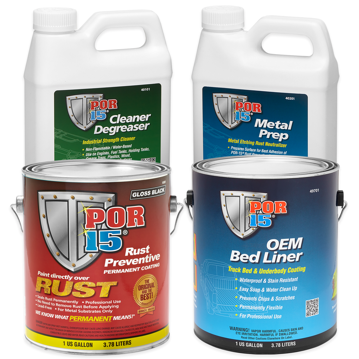 POR-15 Rust Remover, Rust Dissolving Solution, Reusable and Biodegradable,  32 Fluid Ounces