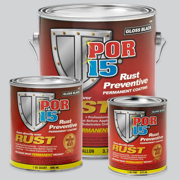 GREY POR 15 Rust Preventative Coating 946ml