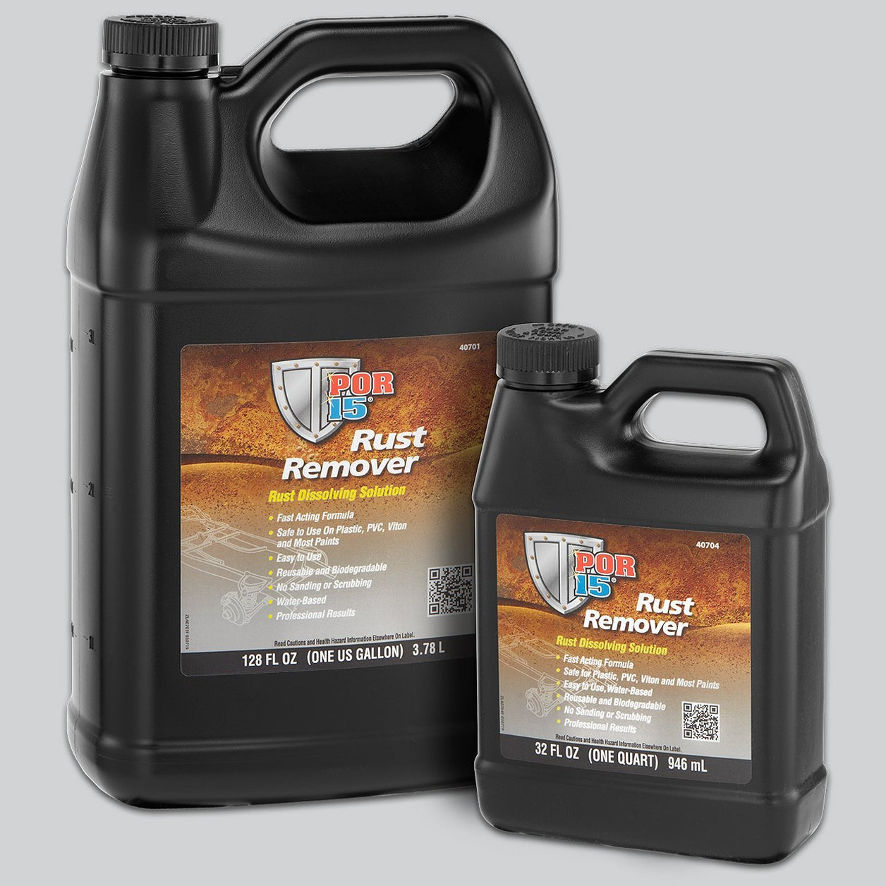 POR15 rust preventive paint sixpack black gloss (6x113 ml) - KEEP-YOUR-CAR