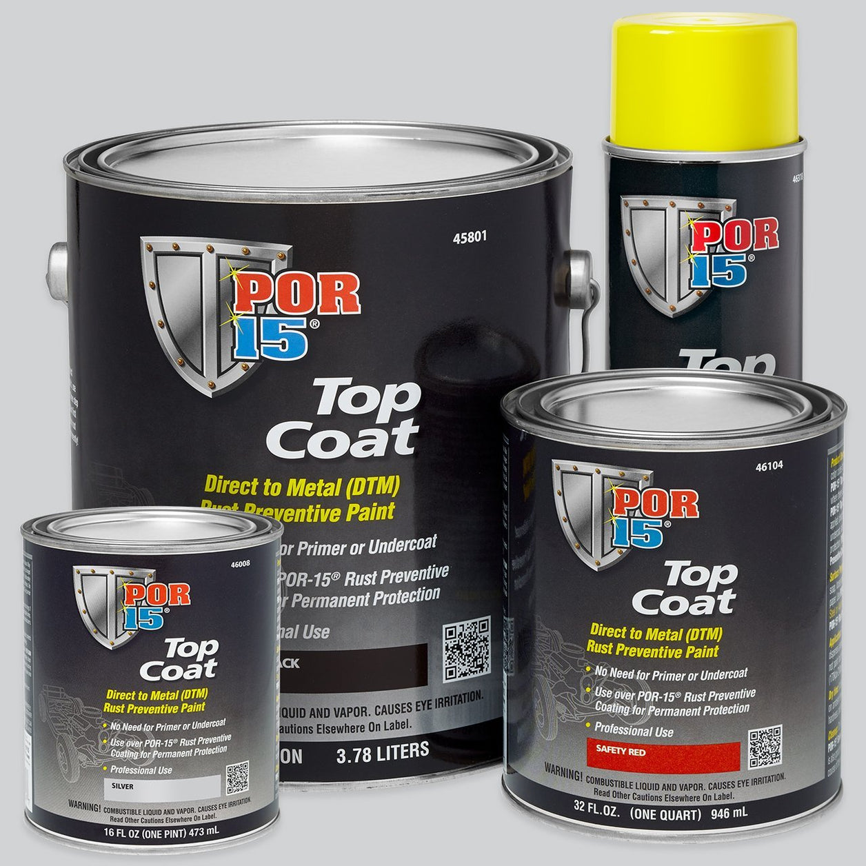 POR 15® Top Coat Direct-to-Metal Rust Preventive Paint (Select